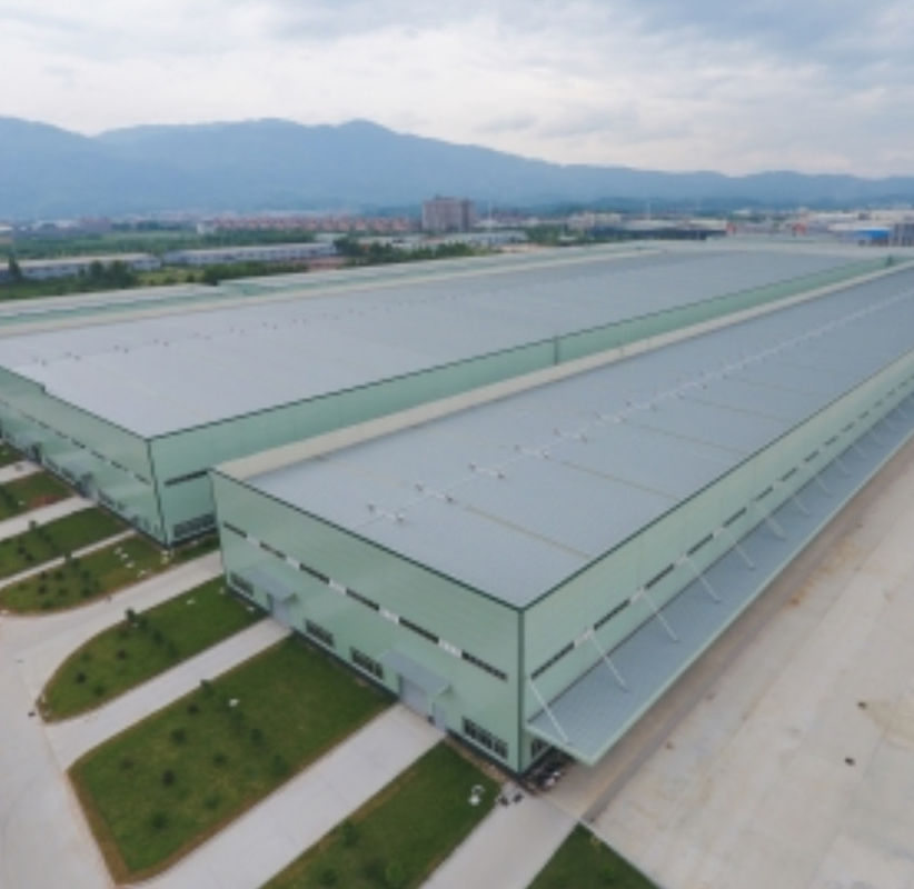 Tempo di costruzione breve Saldatura in acciaio per installazione rapida e semplice di edifici industriali
