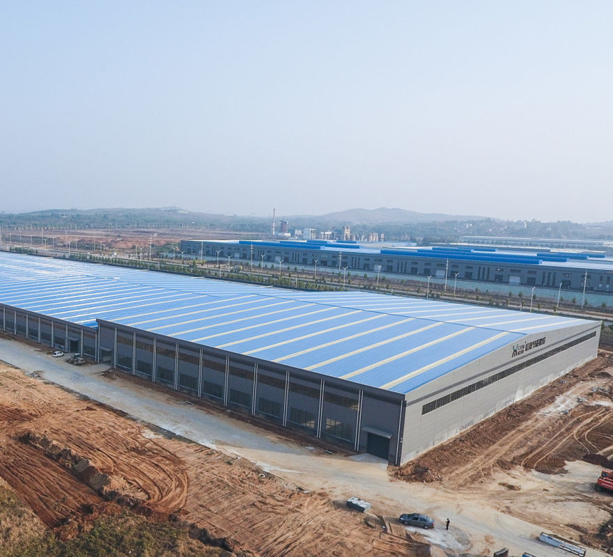 Struttura di acciaio prefabbricata sala prefabbricata costruzione struttura in acciaio Q355B laboratorio di magazzino in Cina