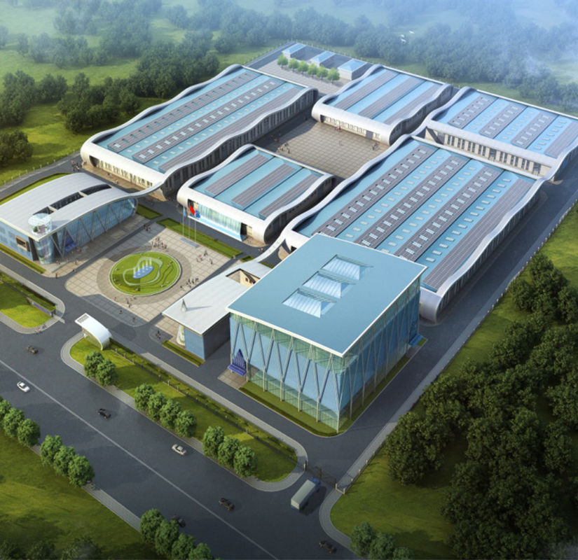 Cina Produttore Premium Metallo leggero tetto inclinato struttura in acciaio edificio magazzino laboratorio in vendita