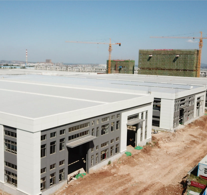 Q235 Edifici strutturali in acciaio officina garage strutture metalliche prefabbricate resistenti alla neve