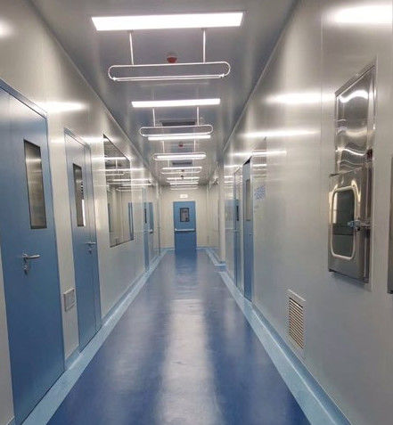 Struttura in acciaio magazzino e ospedale edificio grande colonna sala di isolamento industriale impianto in acciaio senza polvere struttura