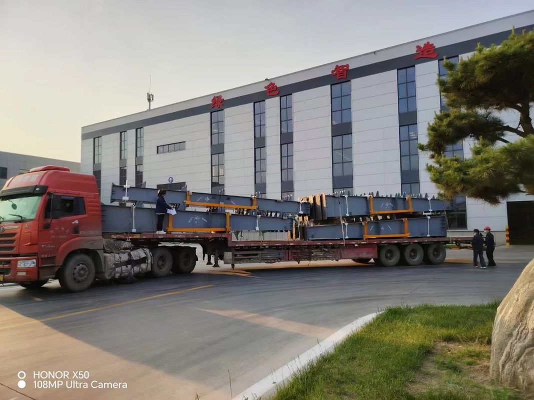 36 Meter Large Clear Span 46 Eave Height Rockwool Composition Wall Panel Steel Structure Workshop To USA America