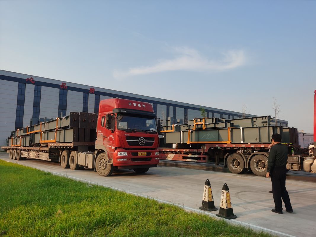 36 Meter Large Clear Span 46 Eave Height Rockwool Composition Wall Panel Steel Structure Workshop To USA America