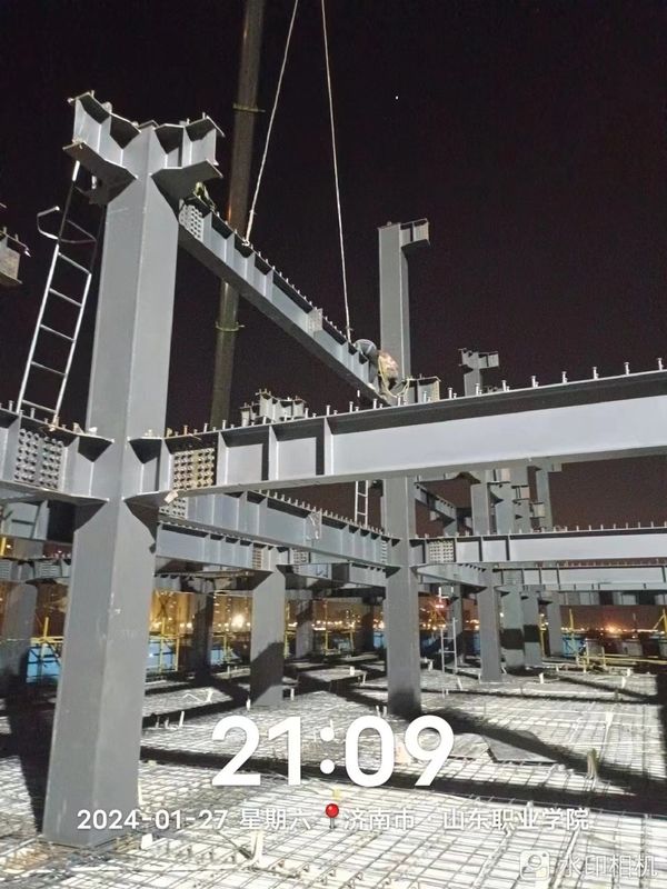 OEM Customized Pipe di acciaio di grandi dimensioni fabbricazione metallo saldatura struttura di acciaio edificio per laboratorio