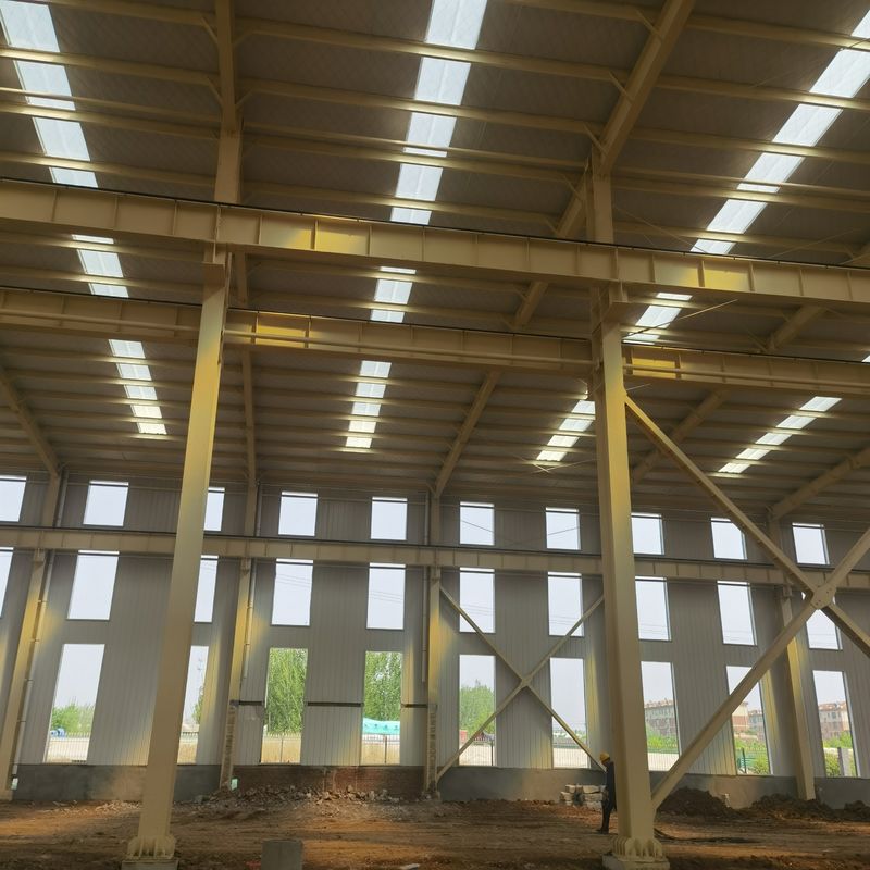 Cina fabbrica laboratorio struttura in acciaio personalizzato galvanizzato prefabbricato trave di trave prezzo