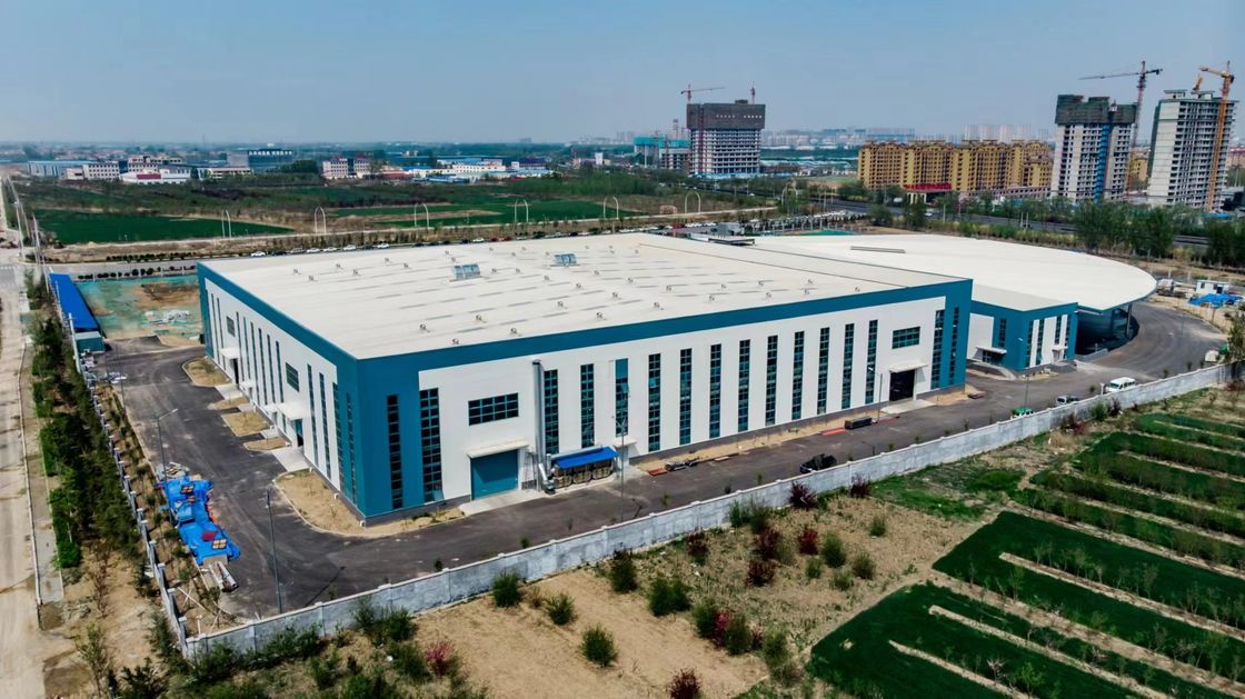 OEM Farmaceutica Logistica Edifici in metallo prefabbricati Sezione H Cornice del portale Edificio struttura in acciaio