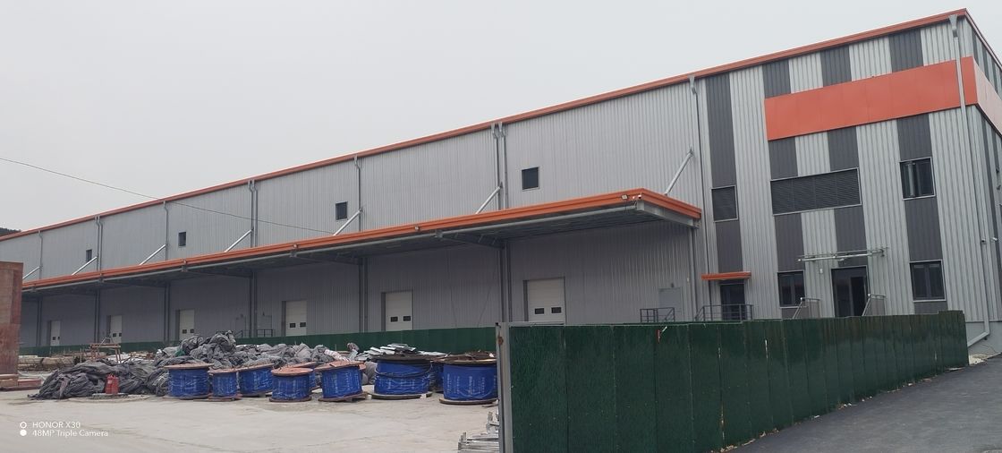 OEM Farmaceutica Logistica Edifici in metallo prefabbricati Sezione H Cornice del portale Edificio struttura in acciaio
