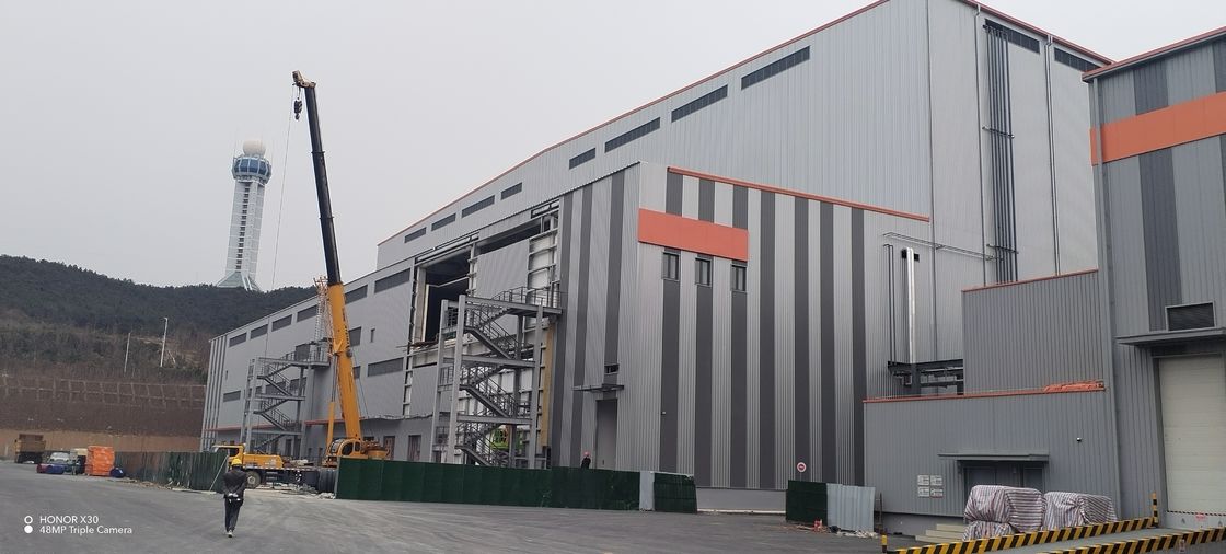 OEM Farmaceutica Logistica Edifici in metallo prefabbricati Sezione H Cornice del portale Edificio struttura in acciaio