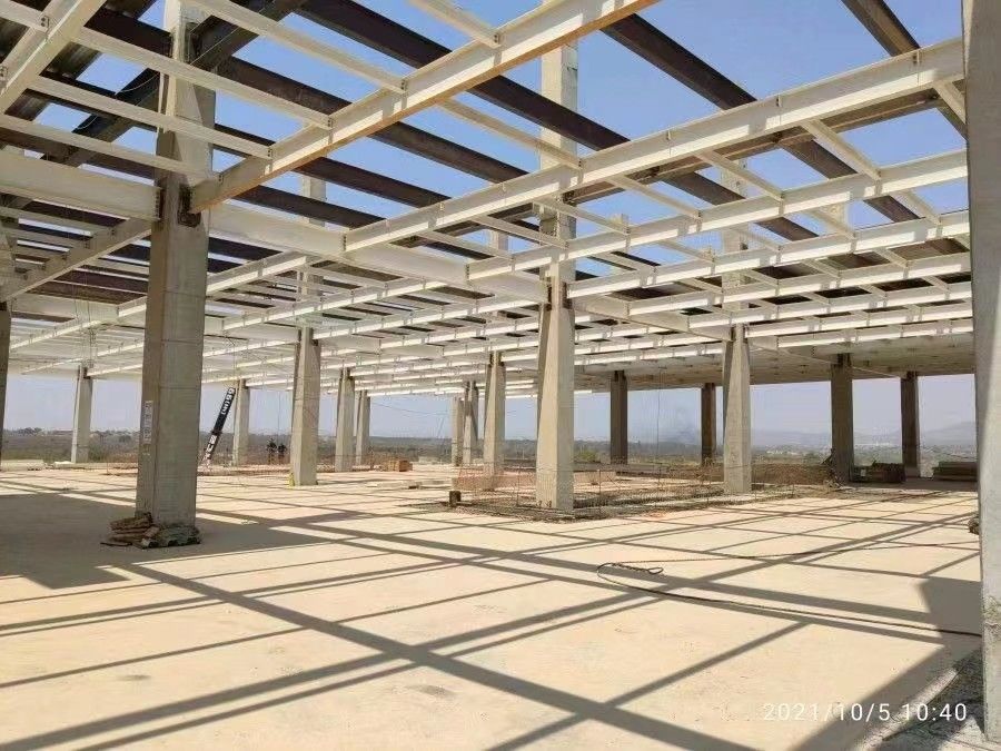 Parco logistico della catena di freddo di larga durata struttura in acciaio prefabbricata